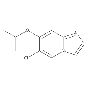 6-Chloro-7-isopropoxyimidazo[1,2-a]pyridine结构式