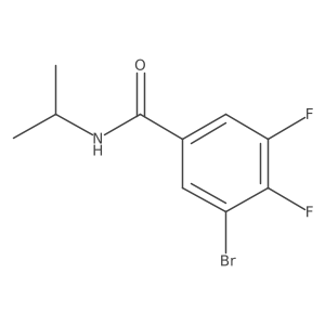 3-Bromo-4,5-difluoro-N-isopropylbenzamide结构式