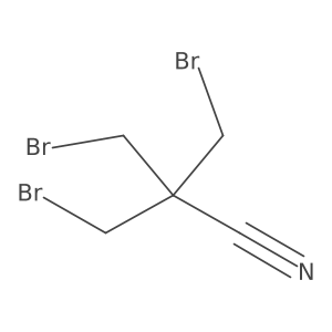 3-Bromo-2,2-bis(bromomethyl)propanenitrile结构式