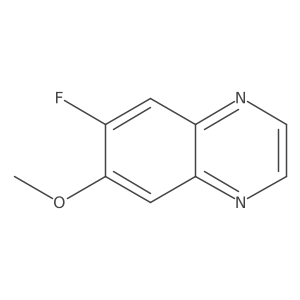 6-Fluoro-7-methoxyquinoxaline Structure