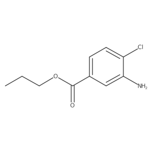 Propyl 3-amino-4-chlorobenzoate Structure
