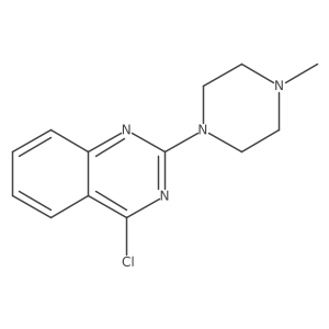 4-Chloro-2-(4-methylpiperazin-1-yl)quinazoline结构式
