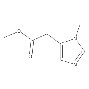 Methyl 2-(1-methyl-1H-imidazol-5-yl)acetate Structure