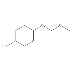 trans-4-Methoxymethoxy-cyclohexylamine Structure