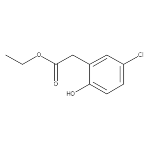 Ethyl (5-chloro-2-hydroxyphenyl)acetate Structure