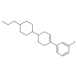 3-[4-(trans-4-Propylcyclohexyl)cyclohexen-1-yl]fluorobenzene结构式