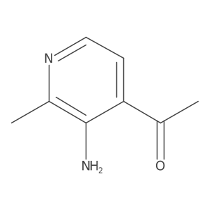 1-(3-Amino-2-methylpyridin-4-YL)ethan-1-one Structure