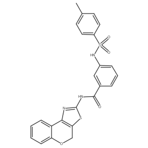 N-(4H-chromeno[4,3-d]thiazol-2-yl)-3-(4-methylphenylsulfonamido)benzamide Structure