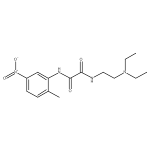 N-[2-(diethylamino)ethyl]-N'-(2-methyl-5-nitrophenyl)ethanediamide Structure