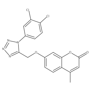 7-{[1-(3,4-dichlorophenyl)-1H-tetrazol-5-yl]methoxy}-4-methyl-2H-chromen-2-one Structure