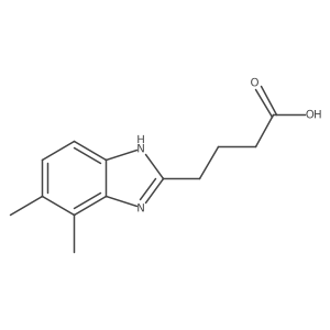 4-(4,5-Dimethyl-1H-benzimidazol-2-YL)butanoic acid Structure