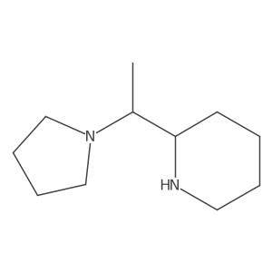 2-[1-(1-Pyrrolidinyl)ethyl]piperidine Structure
