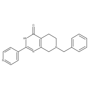 7-Benzyl-2-(pyridin-4-yl)-5,6,7,8-tetrahydropyrido[3,4-d]pyrimidin-4(3H)-one Structure