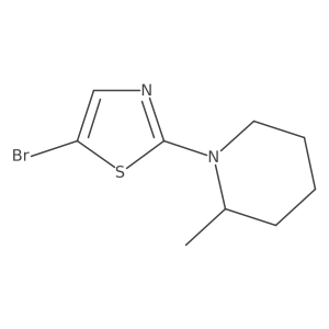 2-(2-Methylpiperidin-1-YL)-5-bromothiazole Structure