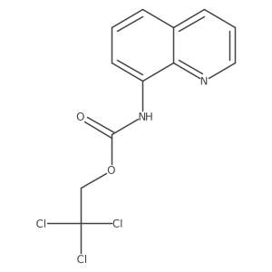 2,2,2-trichloroethyl N-quinolin-8-ylcarbamate Structure