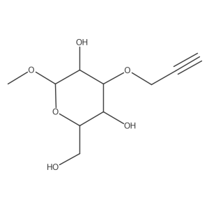 Methyl 3-O-2-propyn-1-yl-beta-D-galactopyranoside结构式