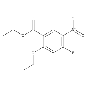 Ethyl 2-ethoxy-4-fluoro-5-nitrobenzoate结构式