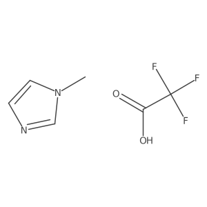 1-Methyl-1H-imidazole 2,2,2-trifluoroacetate结构式