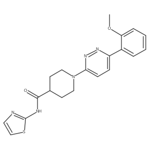 1-(6-(2-methoxyphenyl)pyridazin-3-yl)-N-(thiazol-2-yl)piperidine-4-carboxamide Structure