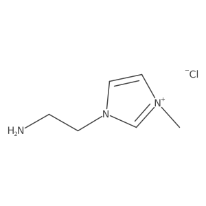 1-(2-Aminoethyl)-3-methylimidazolium chloride结构式