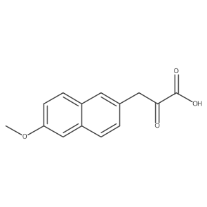 3-(6-Methoxy-2-naphthyl)-2-oxopropanoic acid结构式
