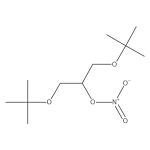 2-Propanol, 1,3-bis(1,1-dimethylethoxy)-, 2-nitrate结构式