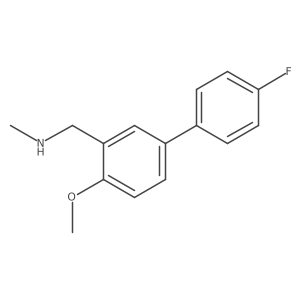 4a(2)-Fluoro-4-methoxy-N-methyl[1,1a(2)-biphenyl]-3-methanamine结构式