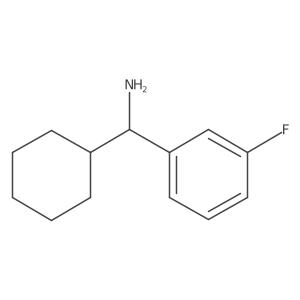 Cyclohexyl(3-fluorophenyl)methanamine结构式