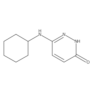6-(Cyclohexylamino)pyridazin-3-ol结构式