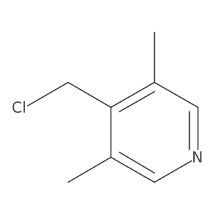 4-(Chloromethyl)-3,5-dimethylpyridine Structure