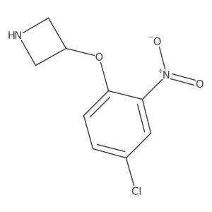 3-(4-Chloro-2-nitrophenoxy)azetidine结构式