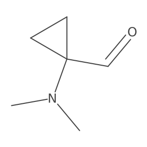 1-(Dimethylamino)cyclopropane-1-carbaldehyde Structure