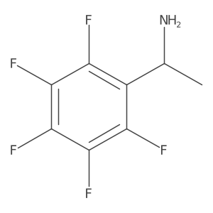 (1R)-1-(pentafluorophenyl)ethan-1-amine Structure