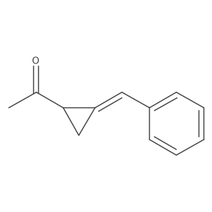 1-[(2Z)-2-(Phenylmethylene)cyclopropyl]ethanone Structure