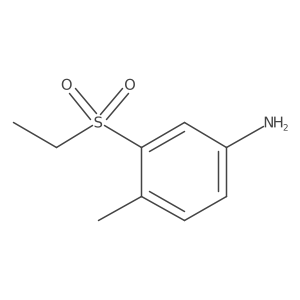 3-(Ethylsulfonyl)-4-methylaniline Structure