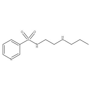 3-Pyridinesulfonamide, N-[2-(propylamino)ethyl]- Structure
