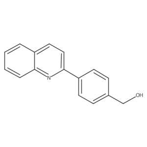 (4-Quinolin-2-ylphenyl)methanol Structure