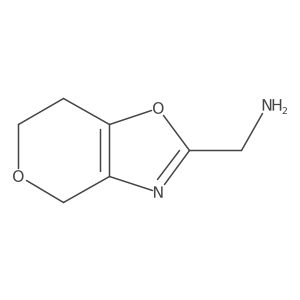 1-(6,7-Dihydro-4H-pyrano[3,4-D][1,3]oxazol-2-YL)methanamine Structure