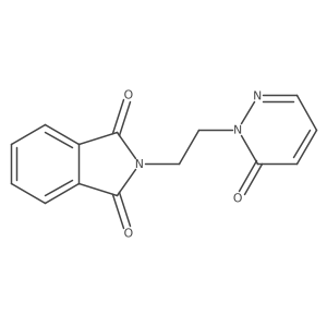 2-(2-(6-oxopyridazin-1(6H)-yl)ethyl)isoindoline-1,3-dione结构式