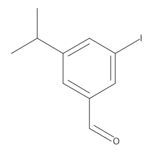3-Iodo-5-isopropylbenzaldehyde结构式