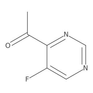 1-(5-Fluoropyrimidin-4-yl)ethan-1-one结构式