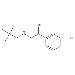 2-[(2,2-Dimethylpropyl)amino]-1-phenylethan-1-ol hydrochloride Structure