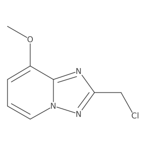 2-Chloromethyl-8-methoxy-[1,2,4]triazolo[1,5-a]pyridine Structure