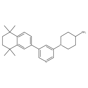 1-(5-(5,5,8,8-Tetramethyl-5,6,7,8-tetrahydronaphthalen-2-yl)pyridin-3-yl)piperidin-4-amine Structure