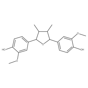 Tetrahydrofuroguaiacin B Structure