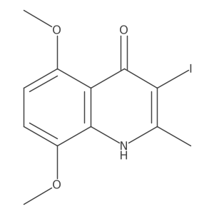 3-Iodo-5,8-dimethoxy-2-methylquinolin-4(1H)-one Structure