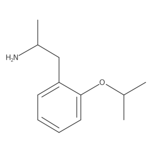 (2R)-1-[2-(propan-2-yloxy)phenyl]propan-2-amine结构式
