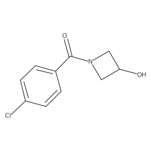 1-(4-Chlorobenzoyl)azetidin-3-ol结构式