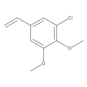 1-Chloro-2,3-dimethoxy-5-vinylbenzene结构式