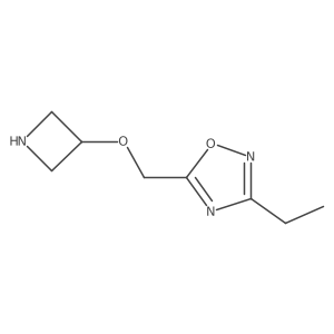 5-[(Azetidin-3-yloxy)methyl]-3-ethyl-1,2,4-oxadiazole Structure